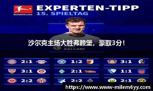 沙尔克主场大胜弗赖堡，豪取3分！